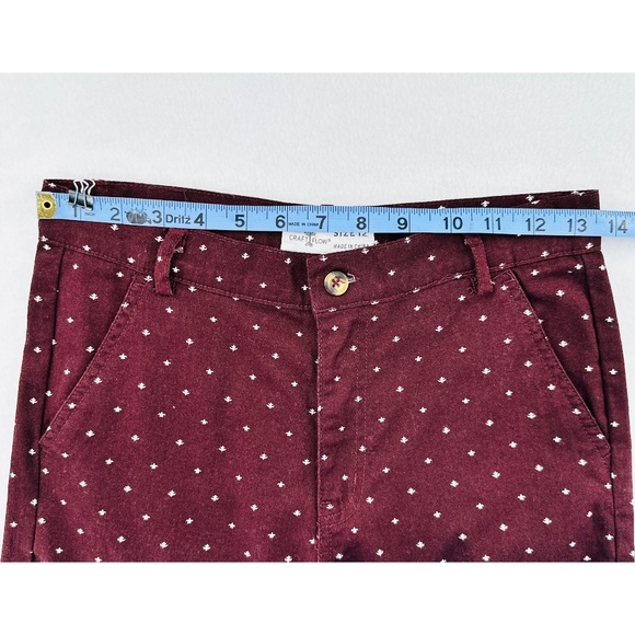 Craft Flow Burgundy w/ White Polka Dots Big Boy Shorts - Picture 4 of 8